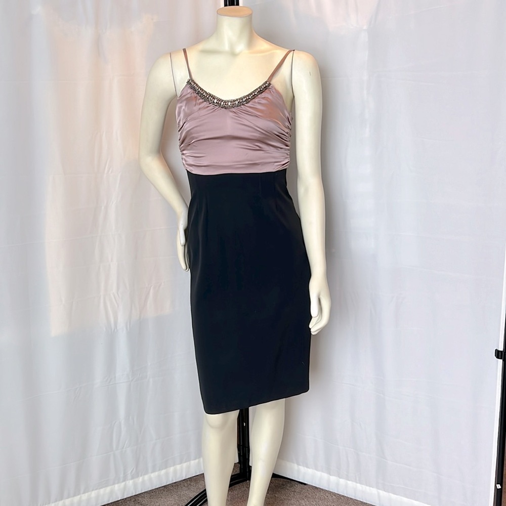 Maria Bianca Nero Silk Beaded Dress